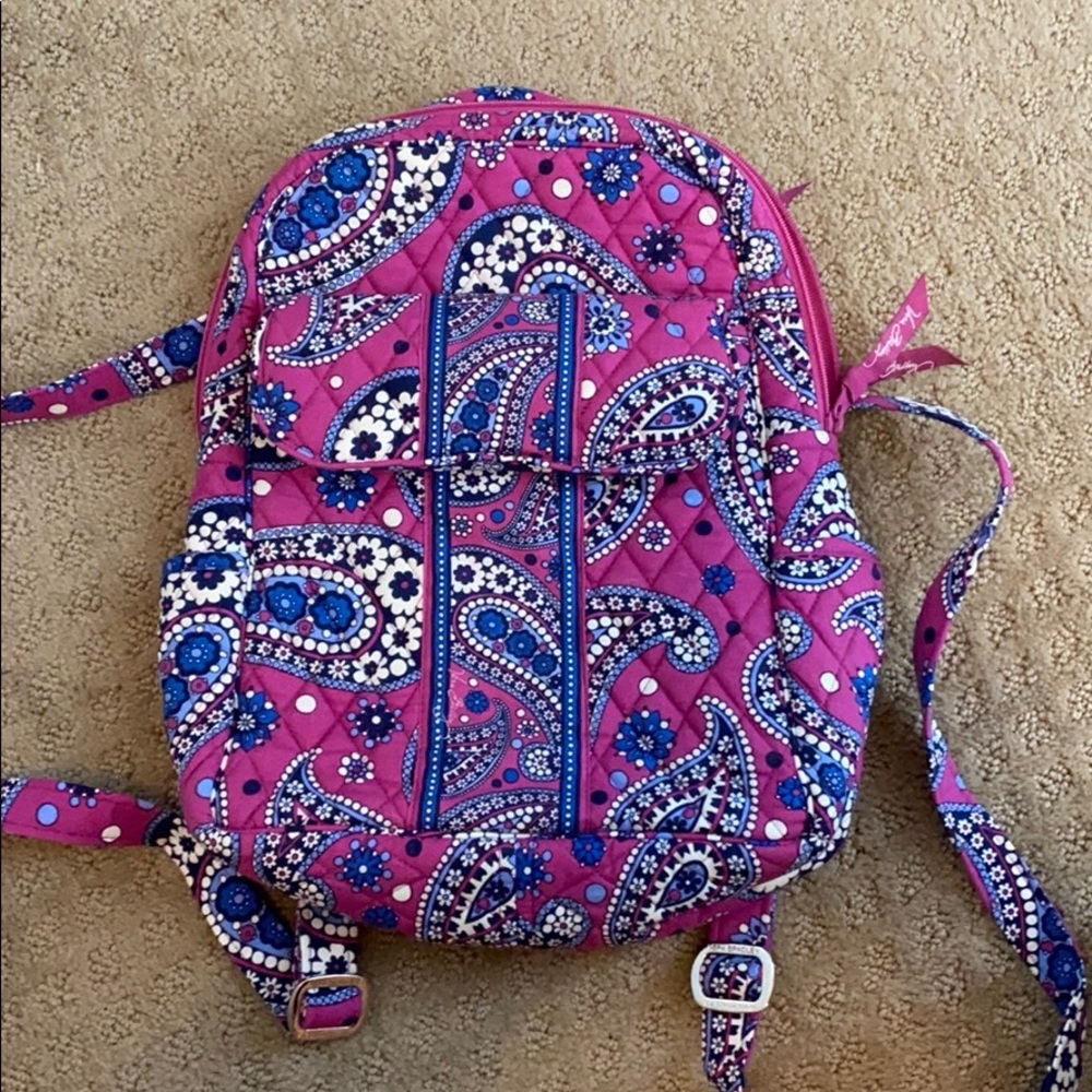Vera Bradley paisley print back pack